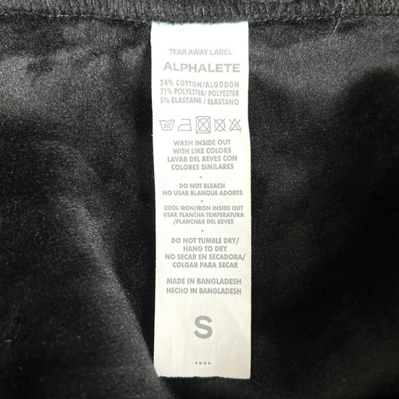 Alphalete Hoodie Womens Size Small Black Long Sleeve Pullover Sweatshirt - Picture 3 of 3